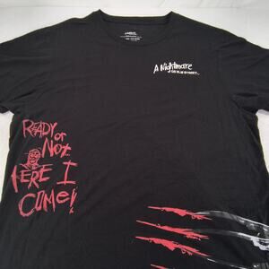 Nightmare On Elm Street Movie Crew Neck Short Sleeve T Shirt Mens Size 2XL Black